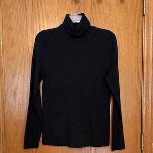 Chico's Elegant Black Turtleneck Sweater